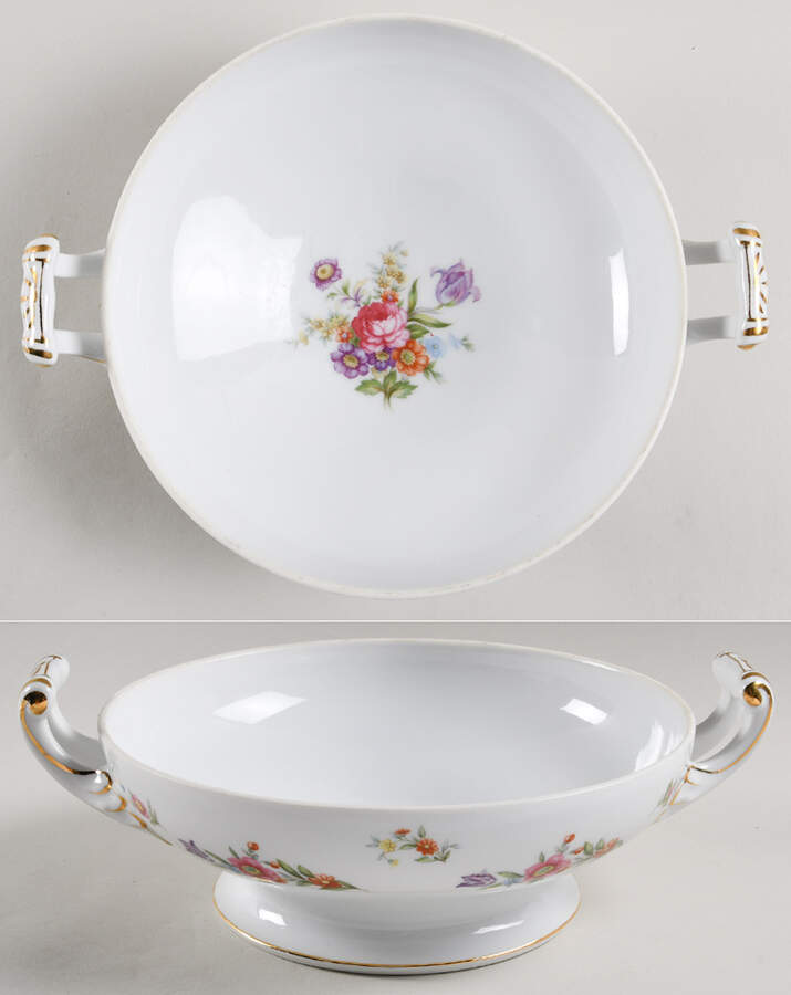 Dresdenia(Japan) Round Vegetable No Lid by Sango-1