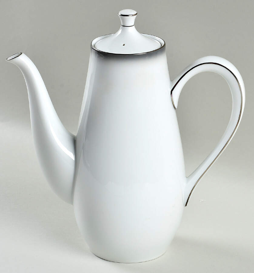 Grey Mist Coffee Pot & Lid by Sango-1