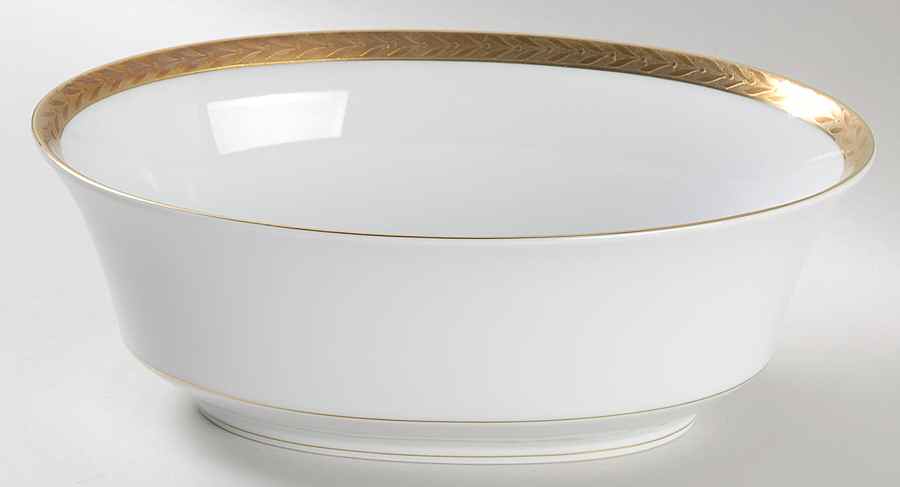 Royalty 9" Oval Vegetable Bowl by Sango-1