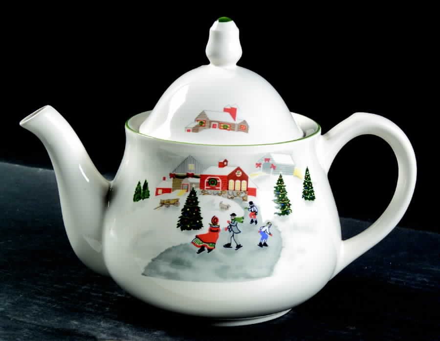 Silent Night Teapot & Lid by Sango-1