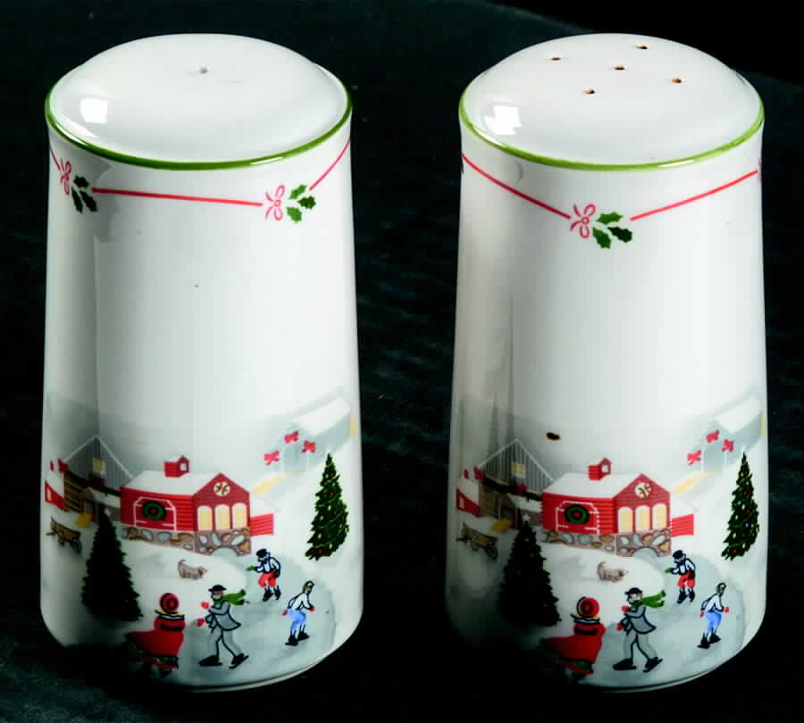 Silent Night Salt & Pepper Set by Sango-1