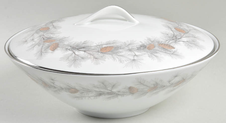 Sierra Pines (#6608) Round Covered Vegetable by Sango-1