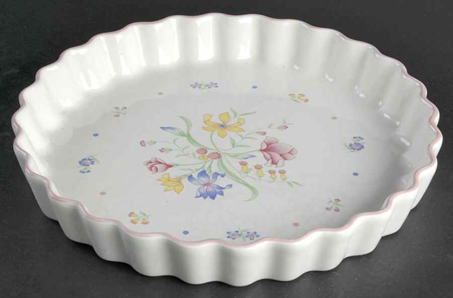 Victorian Flowers 10" Quiche by Sarma Studios-1