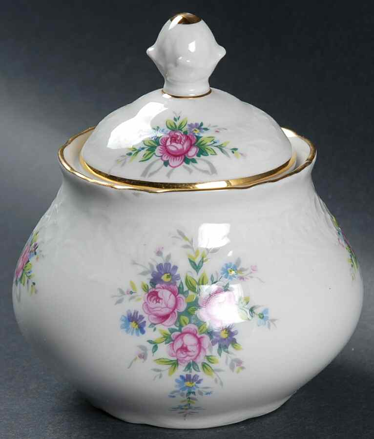 Dauphine Sugar Bowl & Lid by Schumann - Bavaria-1