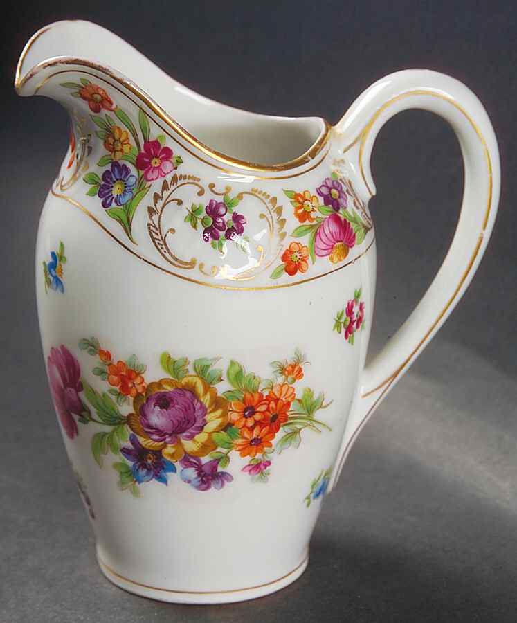 Empress Dresden Flowers 12 Oz Pitcher by Schumann - Bavaria-1