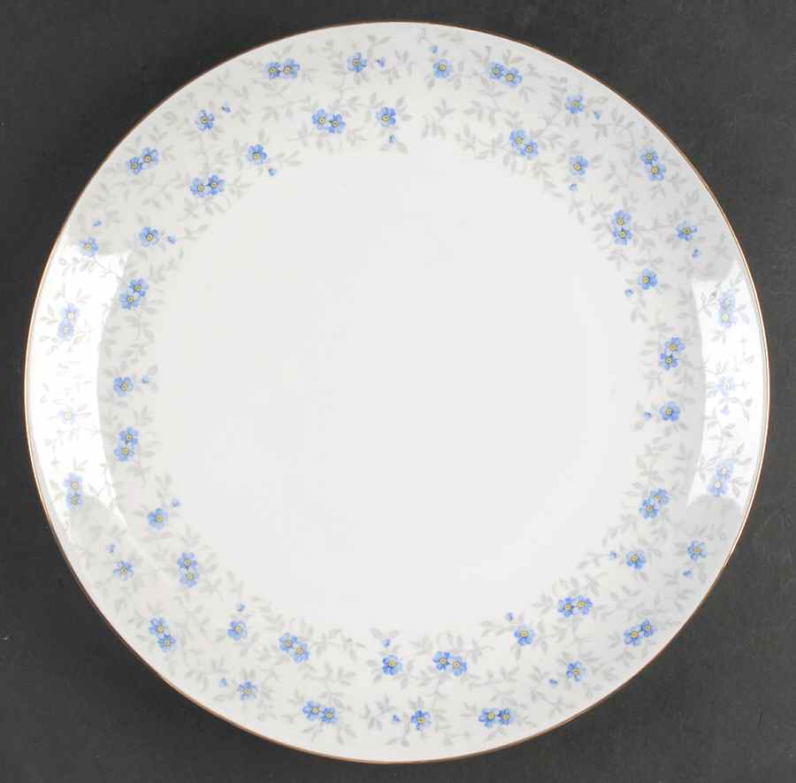 Forget Me Not (Coupe) 12" Chop Plate (Round Platter) by Schumann - Bavaria-1