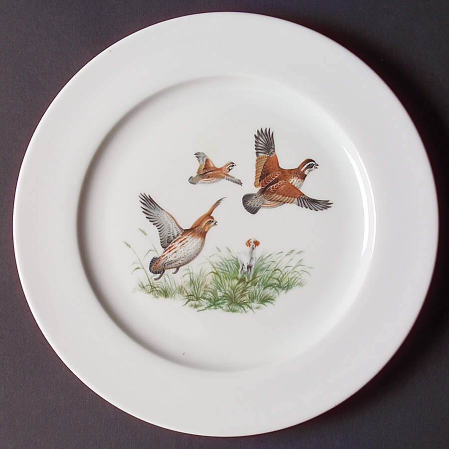 Game Birds Dinner Plate by Schumann - Bavaria-1