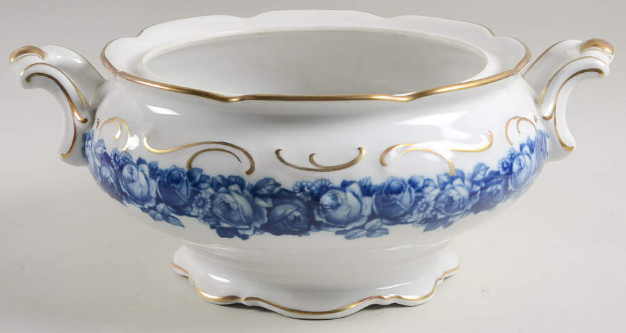 Heirloom Blue Tureen No Lid by Schumann - Bavaria-1