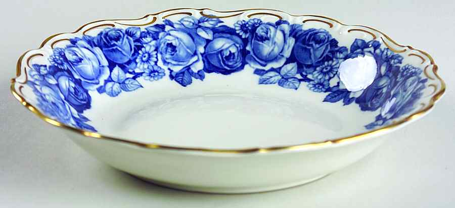 Heirloom Blue Coupe Soup Bowl by Schumann - Bavaria-1