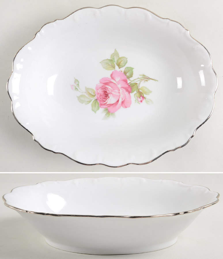 Platinum Radiance 9" Oval Vegetable Bowl by Schumann - Bavaria-1