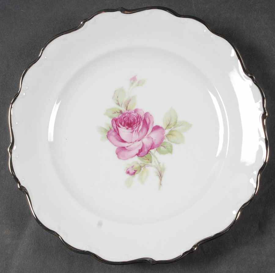 Platinum Radiance Salad Plate by Schumann - Bavaria-1