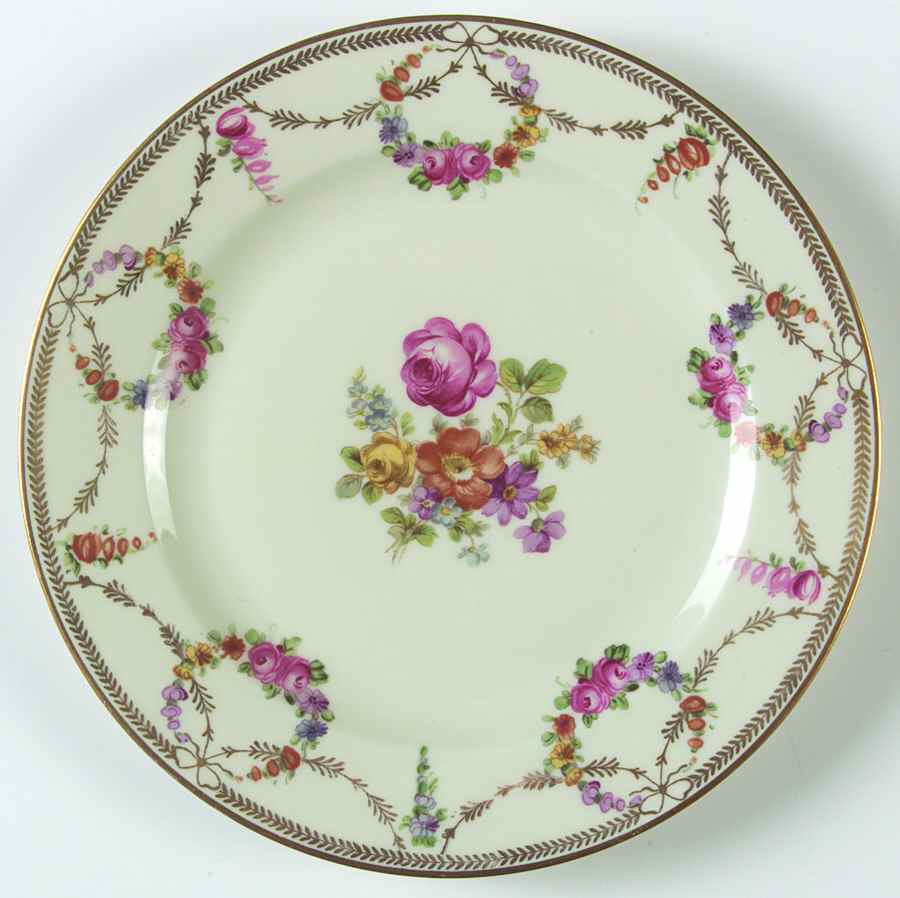 San Luis Rey (Ivory Background) Salad Plate by Schumann - Bavaria-1