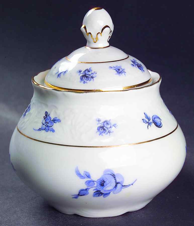 SCH1 Mini Sugar Bowl & Lid by Schumann - Bavaria-1