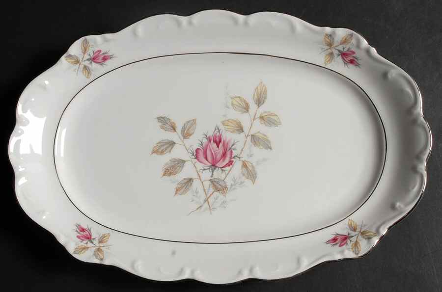 SCH103 12" Oval Serving Platter by Schumann - Bavaria-1