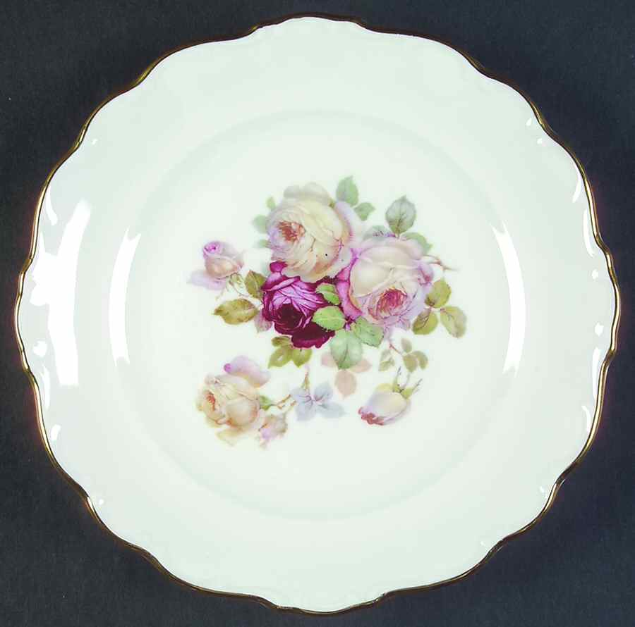 Schumann Rose Salad Plate by Schumann - Bavaria-1