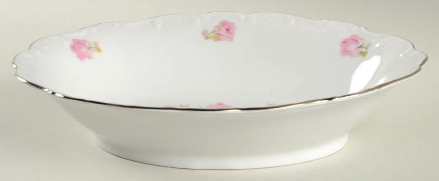 Victorian Rose 9" Oval Vegetable Bowl by Schumann - Bavaria-1