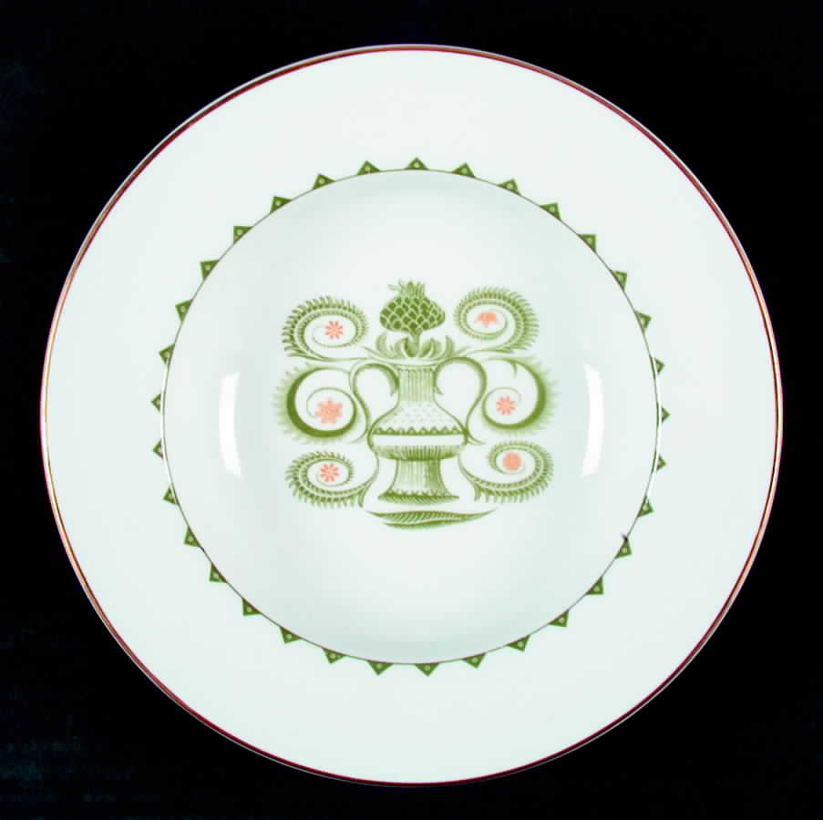 Assyrian Motiff Rim Soup Bowl by Susie Cooper-1