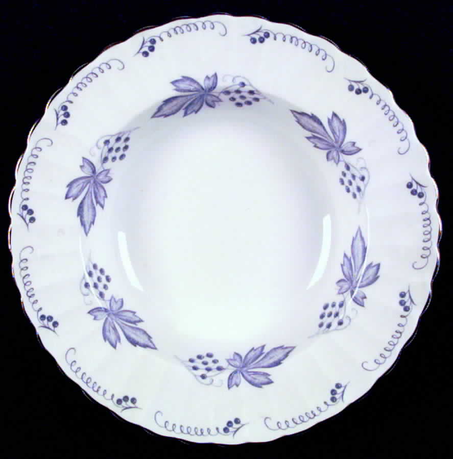 Blue Vine Rim Soup Bowl by Susie Cooper-1