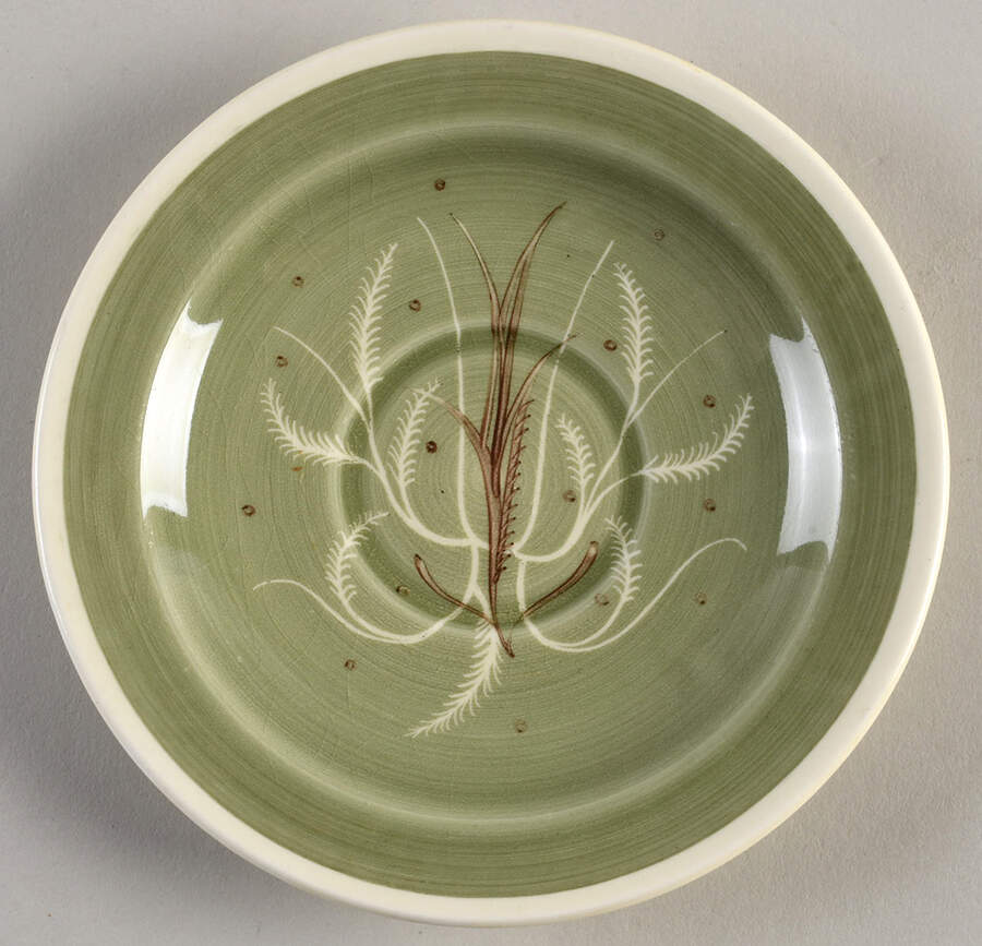 Chinese Fern Green Saucer by Susie Cooper-1
