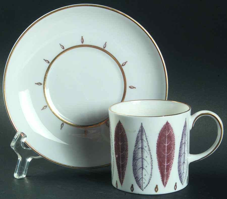 Hyde Park Flat Demitasse Cup & Saucer Set by Susie Cooper-1