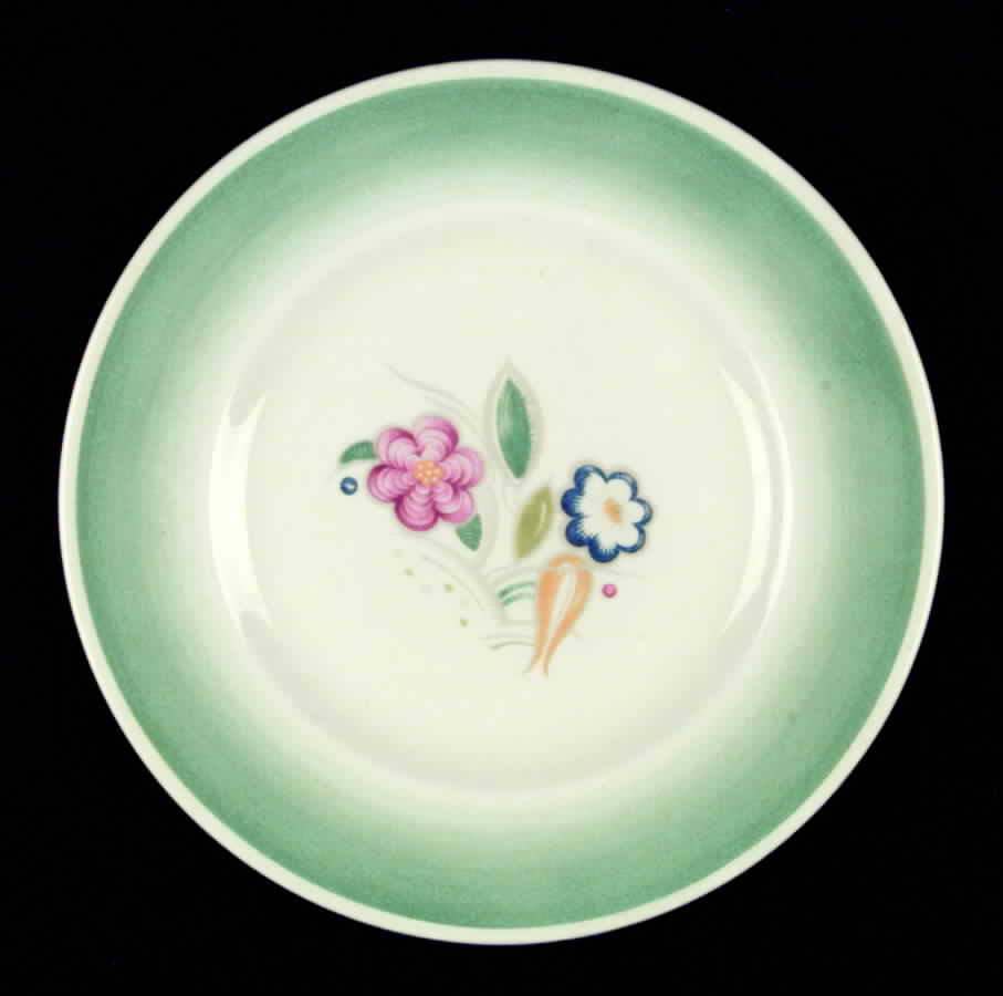 Nosegay Green Salad Plate by Susie Cooper-1