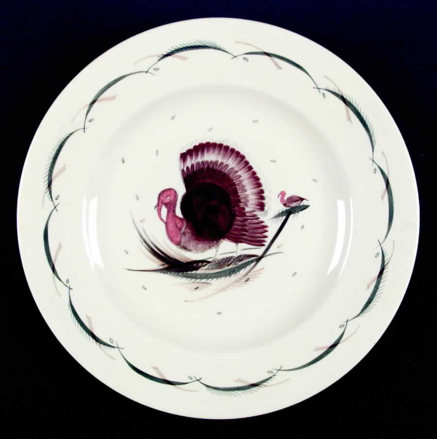 Turkey Dinner Plate by Susie Cooper-1