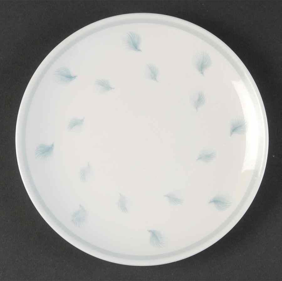 Whispering Grass Aqua (Coupe) Bread & Butter Plate by Susie Cooper-1