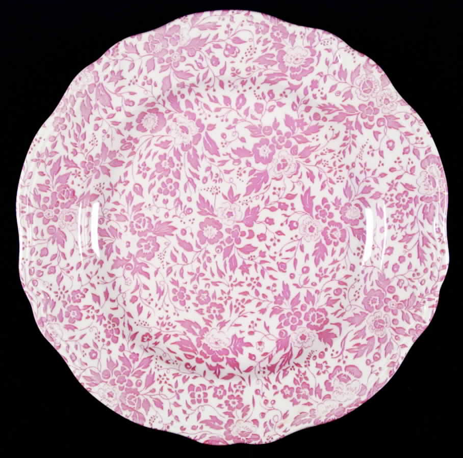 Chintz Dusty Rose Dinner Plate by Open Home-1