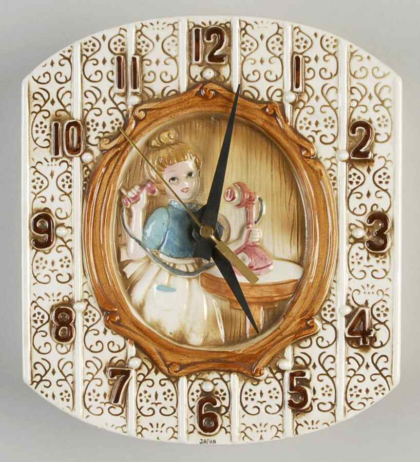 Country Coordinates Hanging Wall Clock by Sears-1