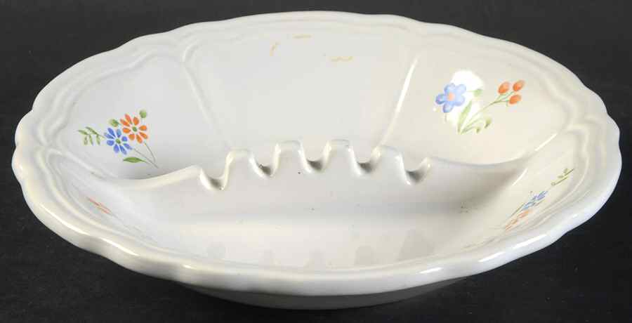 Country French 8" Round Ashtray by Sears-1