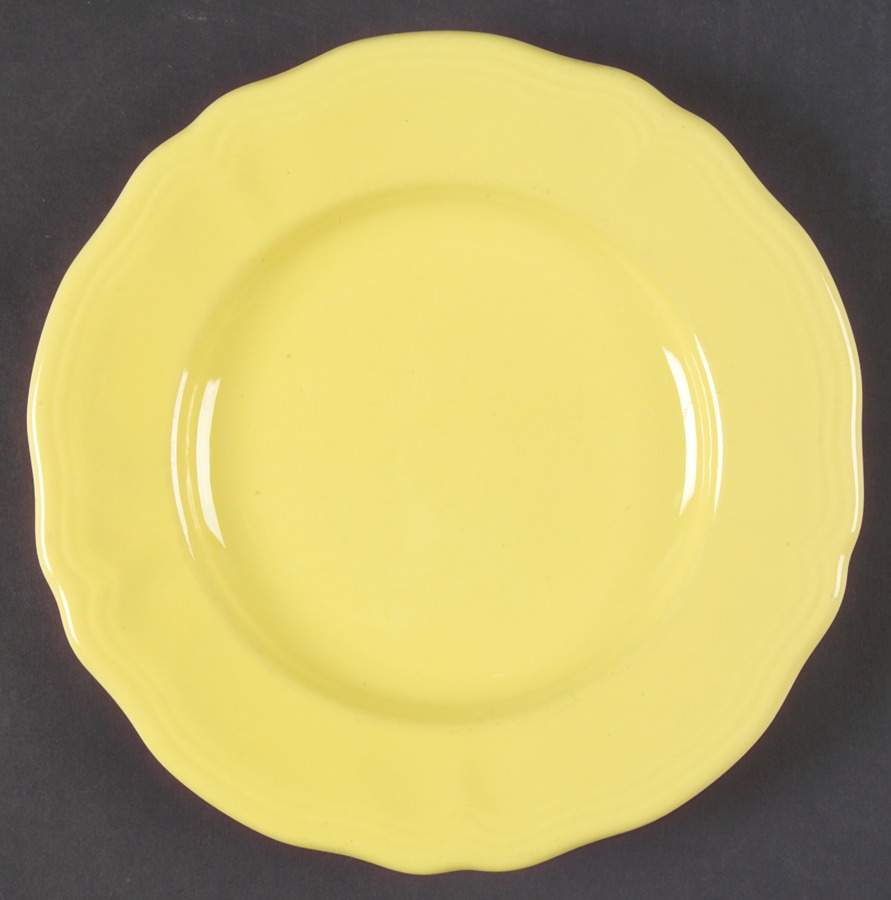 Federalist Lemon Yellow (4236) Salad Plate by Sears-1