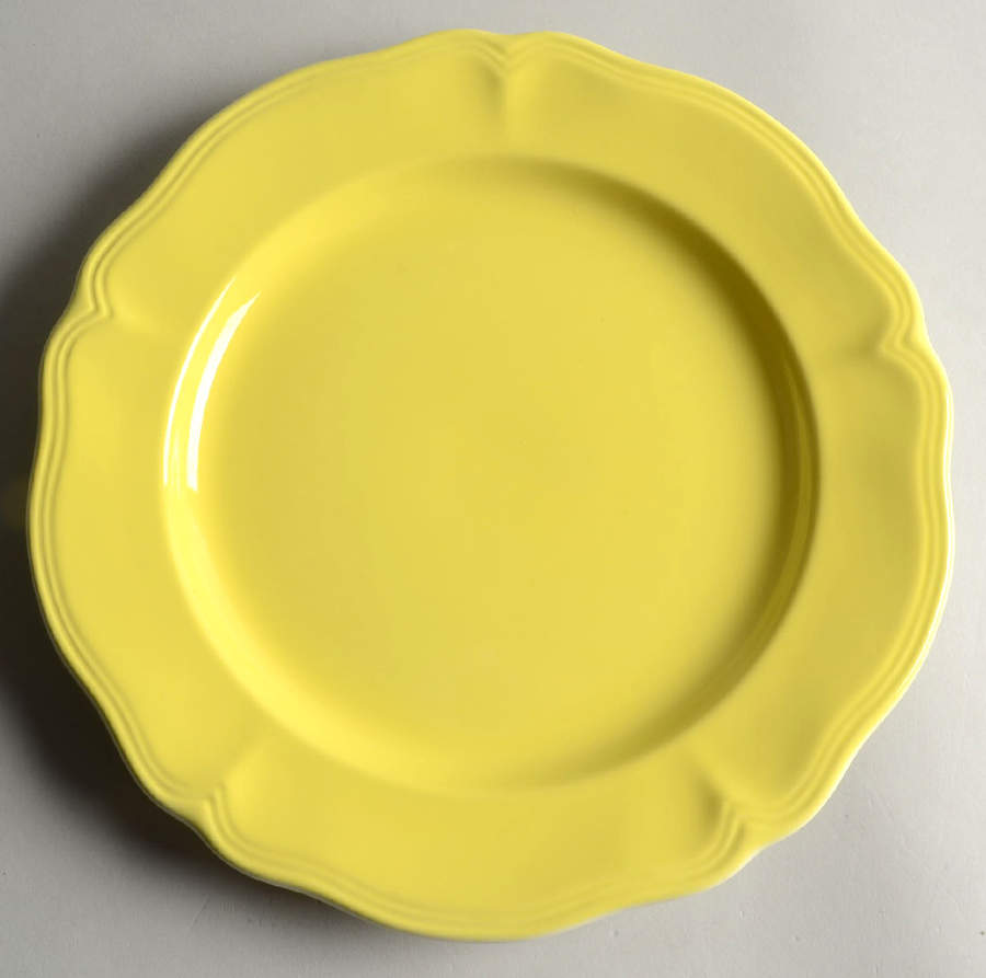 Federalist Lemon Yellow (4236) Dinner Plate by Sears-1