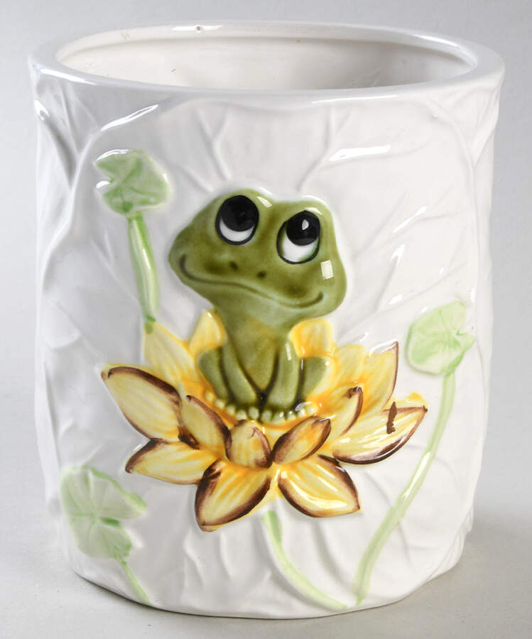 Frog Family Small Canister No Lid by Sears-1