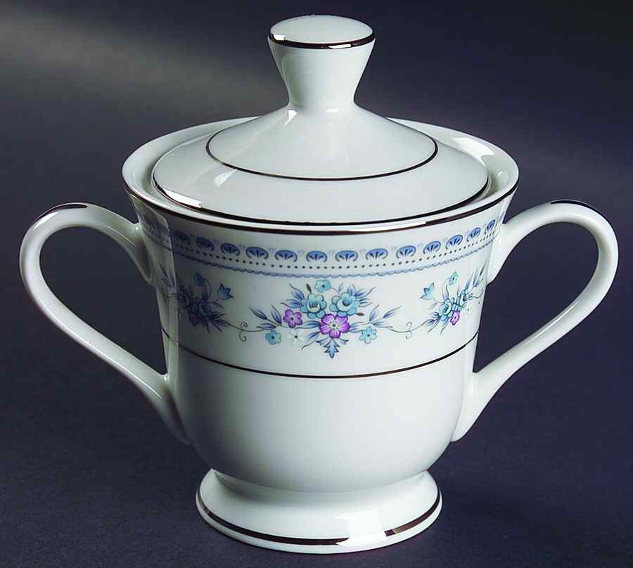 Blue Dawn Sugar Bowl & Lid by Seizan-1