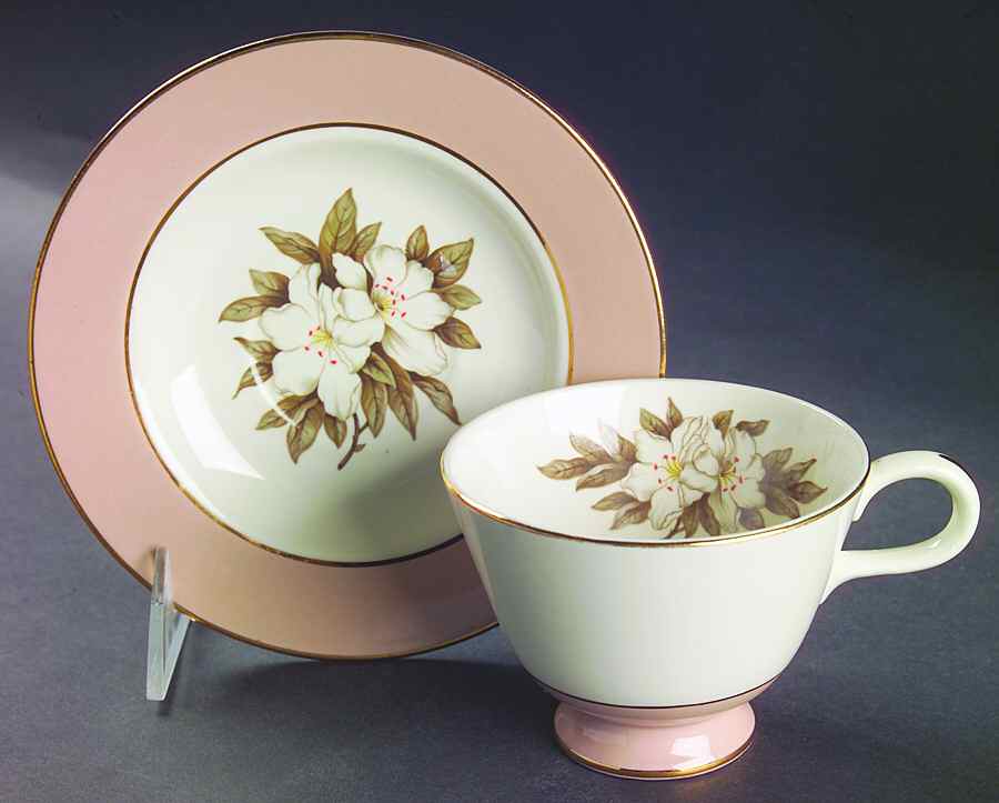 Fair Lady Footed Cup & Saucer Set by Sevron-1