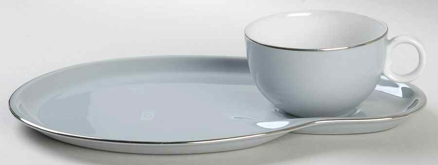 2398 (Coupe) Snack Plate & Cup Set by Seyei Toki Co-1