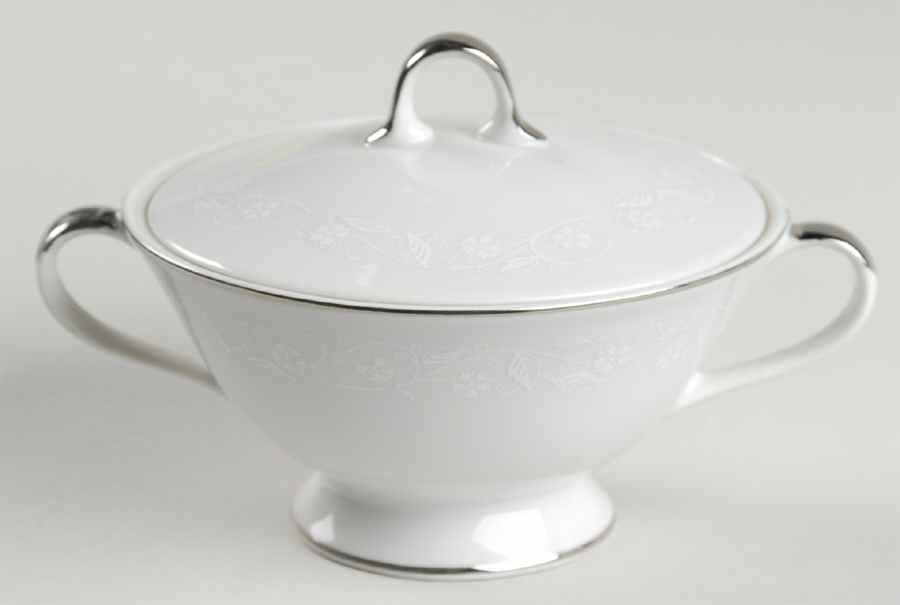 Bridal Lace Sugar Bowl & Lid by Seyei Toki Co-1