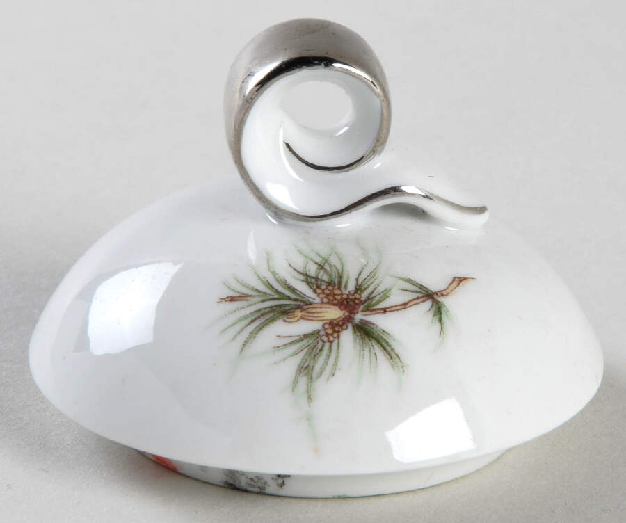 Cascade Pine Lid for Sugar Bowl by Seyei Toki Co-1