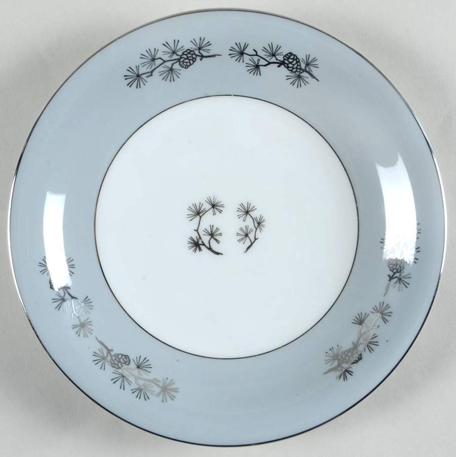 Silver Cone Bread & Butter Plate by Seyei Toki Co-1
