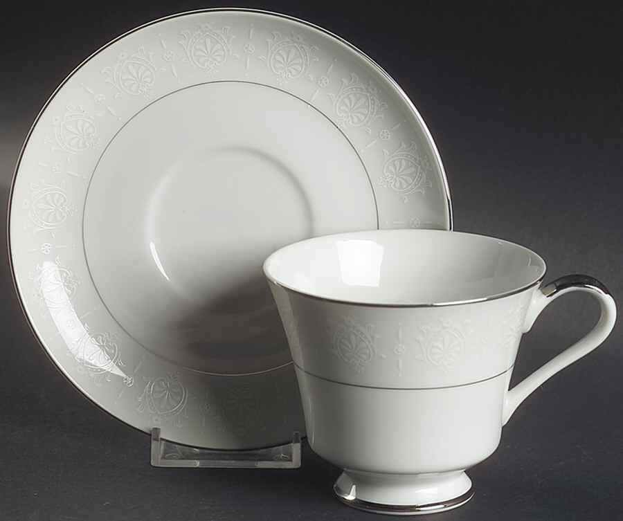 Wedding Bell Footed Cup & Saucer Set by Seyei Toki Co-1