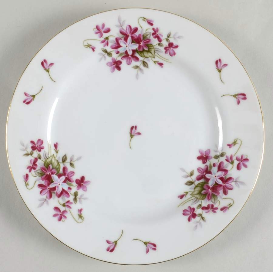 Sweet Violets Salad Plate by Sheffield-1