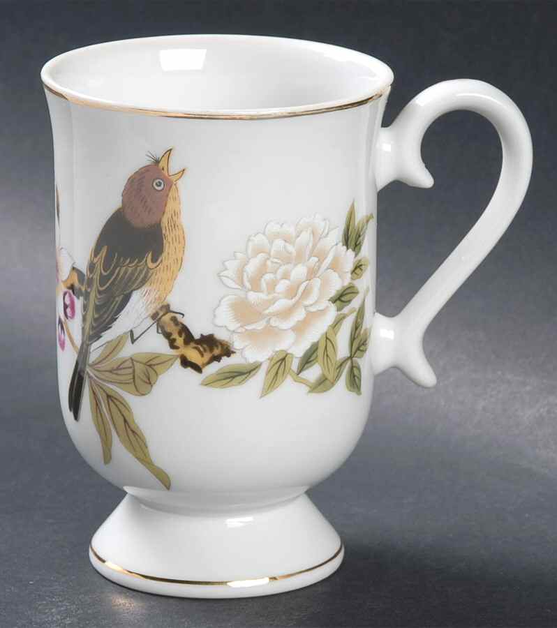 Chinese Garden (Fine China) Pedestal Mug by Shafford-1