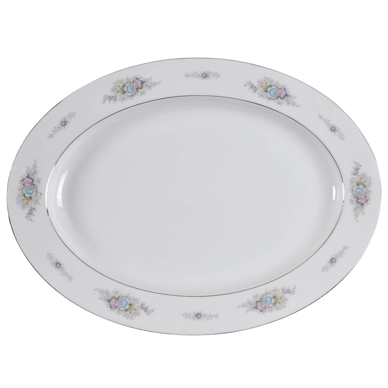 Bon Aire 14" Oval Serving Platter by Shelby-1