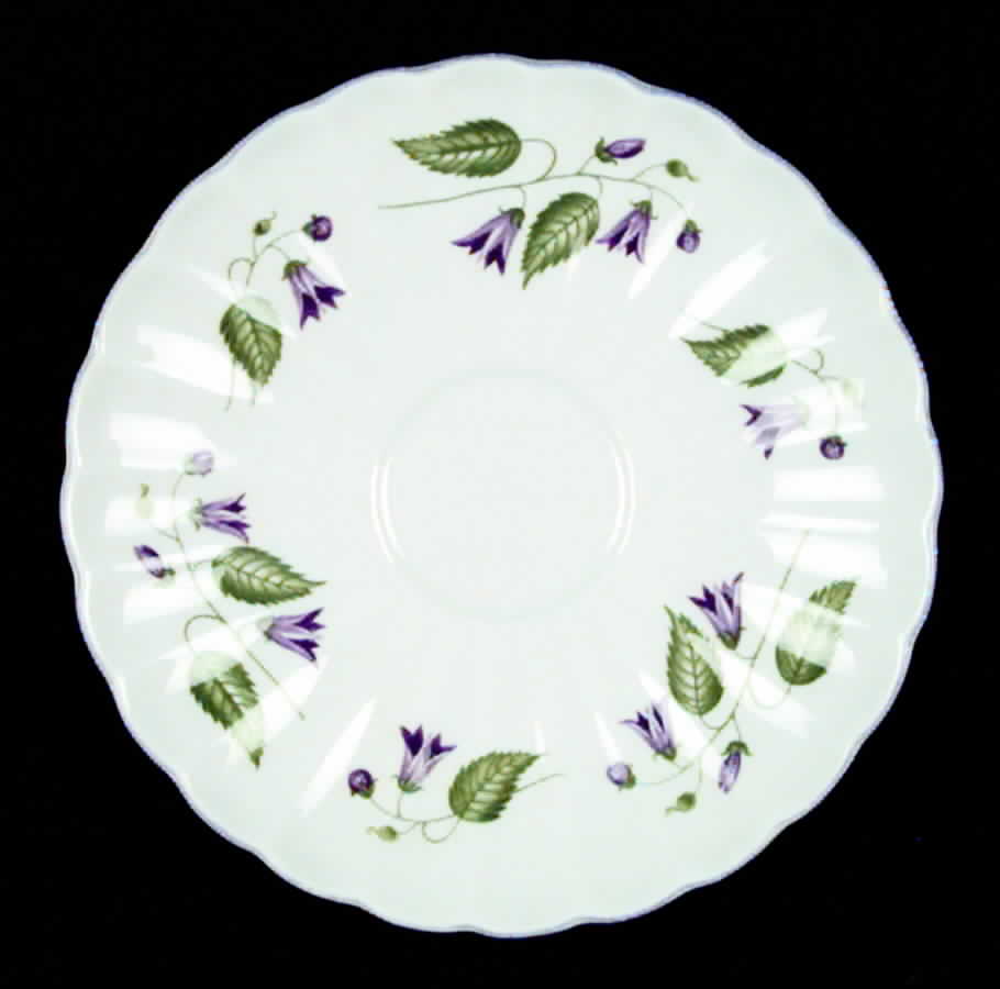 Campanula (Fluted) Saucer by Shelley-1