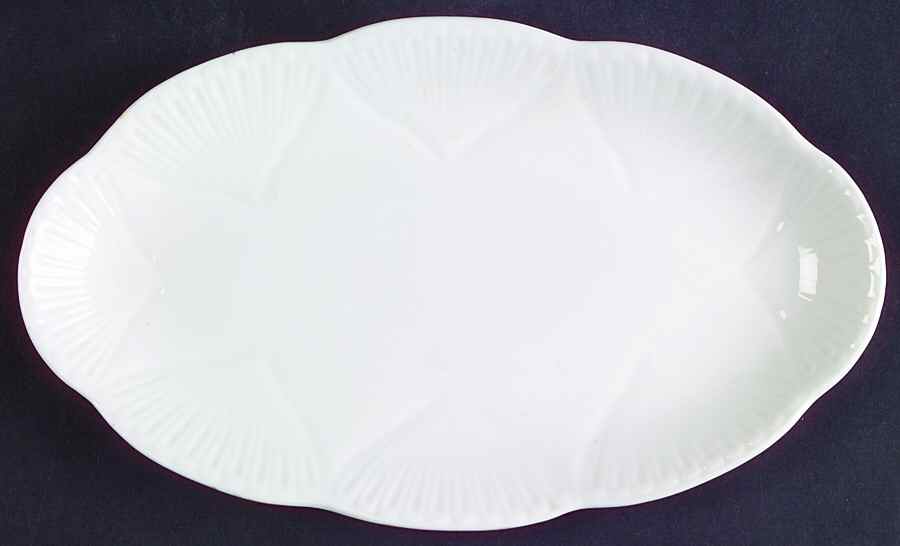 Dainty White (No Trim) Tray for Mini Creamer & Open Sugar by Shelley-1
