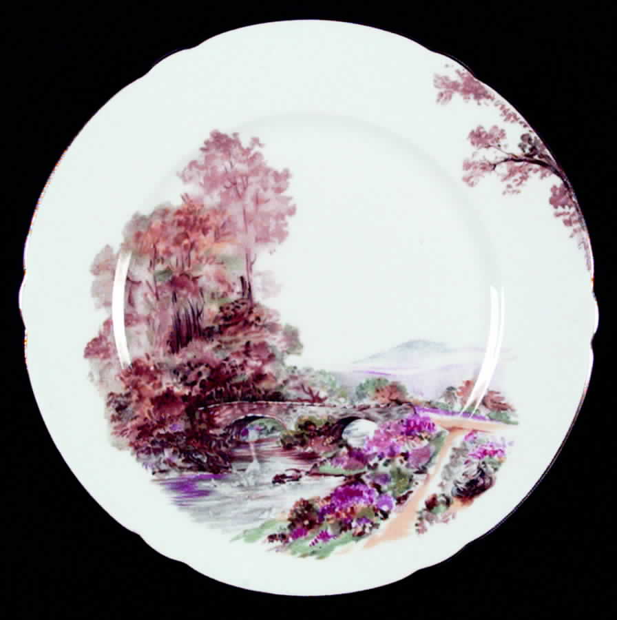 Heather (Gainsborough) Salad Plate by Shelley-1