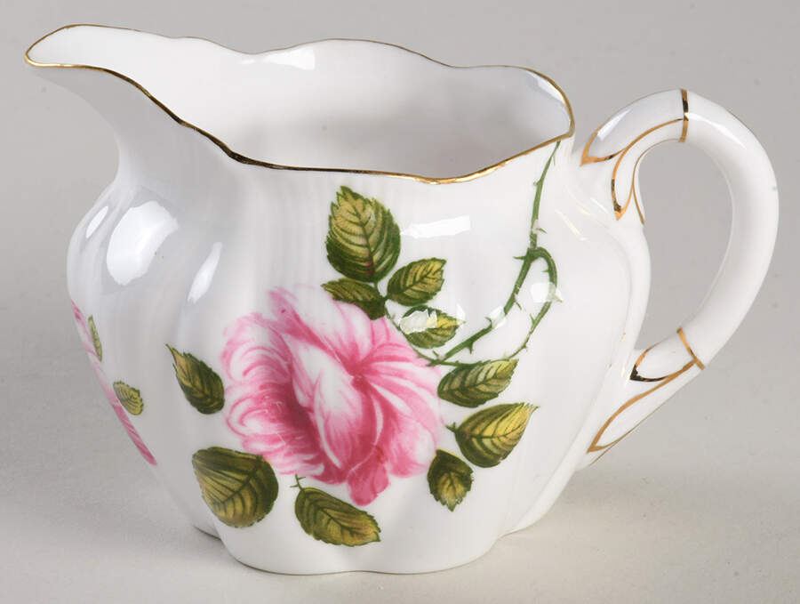 Rambler Rose (Dainty) Creamer by Shelley-1