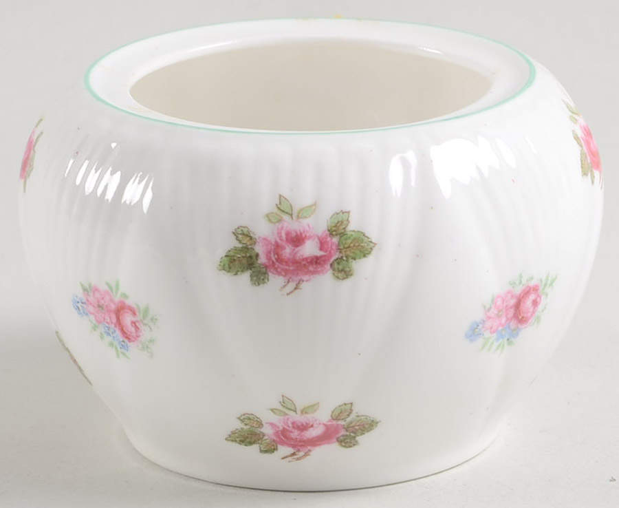 Rosebud (Dainty Shape) Mustard Jar No Lid by Shelley-1
