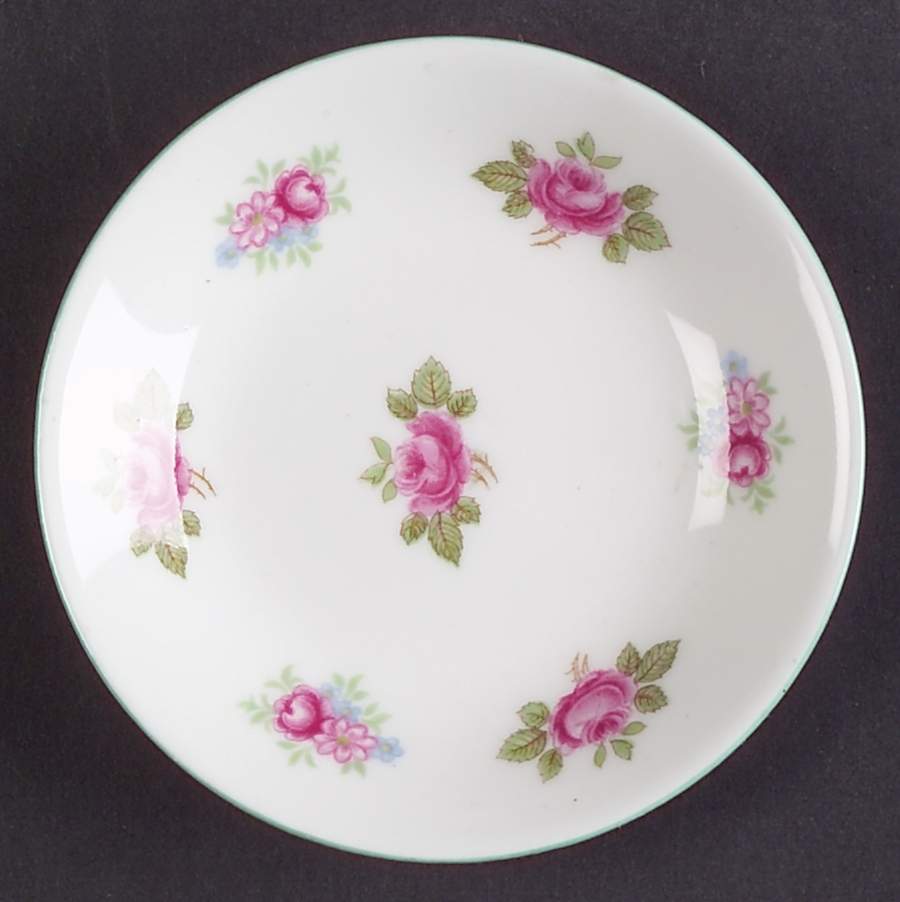 Rosebud (Dainty Shape) Butter Pat by Shelley-1