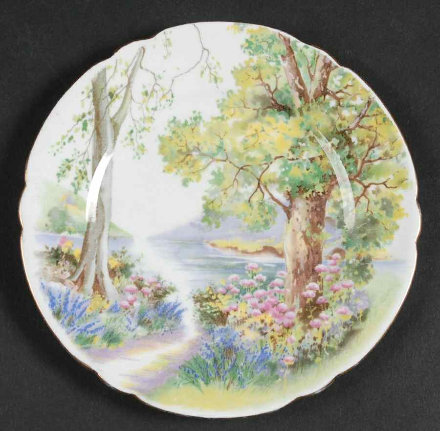 Woodland Bread & Butter Plate by Shelley-1